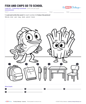 Fish and Chips Go to School