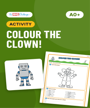 Colour the Clown!