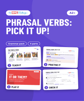 Phrasal verbs: Pick it up!