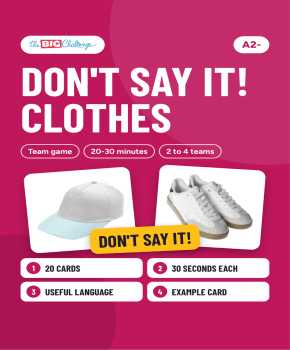 Don't say it! Clothes