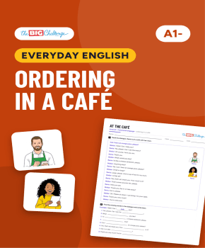 At the café