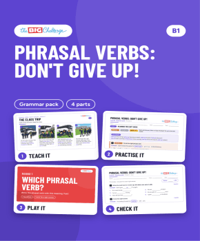 Phrasal verbs: Don't give up!