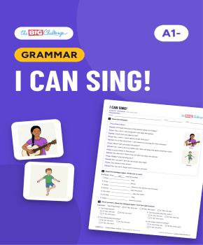 I can sing!