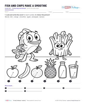 Fish and Chips Make a Smoothie