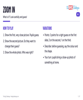 Zoom in