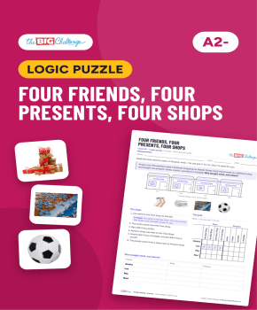 Four Friends, Four Presents, Four Shops (A2-)