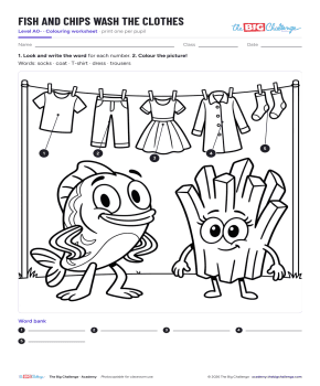 Fish and Chips Wash the Clothes