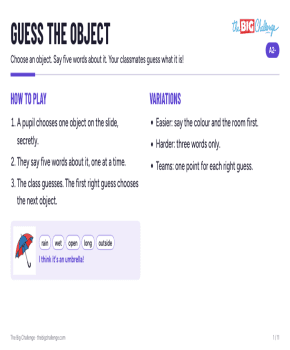 Guess the object