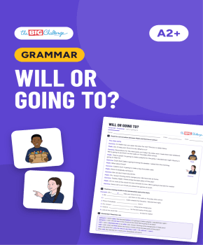 Will or going to?