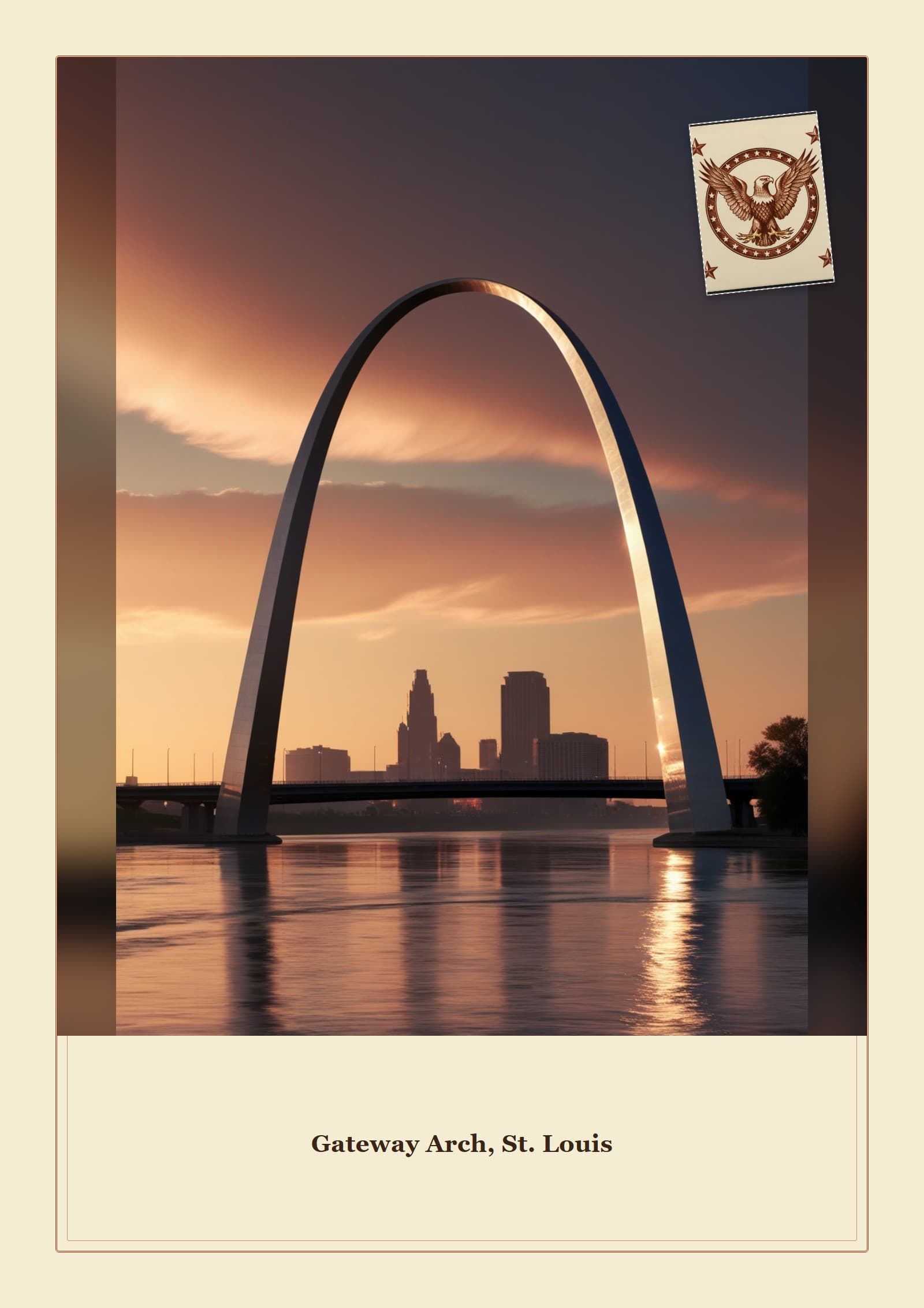 Cartão-postal: Gateway Arch, St. Louis