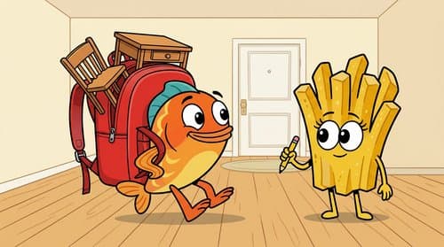 Fish and Chips Go to School