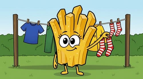Fish and Chips Wash the Clothes