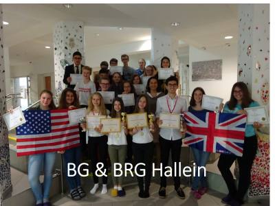 Klasse 4Mb, BRG Hallein, Salzburg mit Mag. Monika Steigerwald