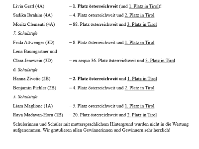 Jahresbericht BG und BRG Sillgasse Innsbruck