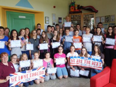 Die erfolgreichen TeilnehmerInnen der NMS in Drosendorf. Wir sind stolz auf euch.