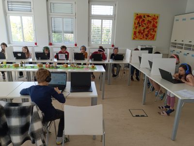 Die hochkonzentrierte 3d der Egon Schiele Volksschule Tulln bei der Big Challenge 2026