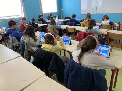 Marquise, collège St-Martin. Os alunos do 6º ano descobrem a competição com entusiasmo