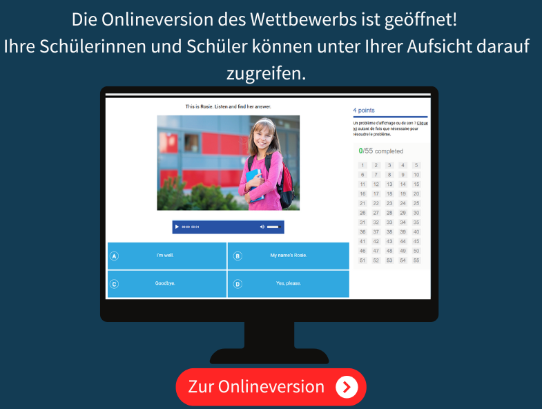 Die Onlineversion des Wettbewerbs ist geöffnet