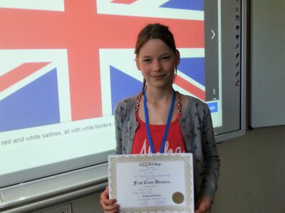 Niedersorbisches Gymnasium Cottbus
Carlotta D. is happy about the School Award in level 1.