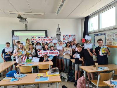 Teilnehmer der 6. Klassen der Grundschule Am Botanischen Garten in Frankfurt (Oder)