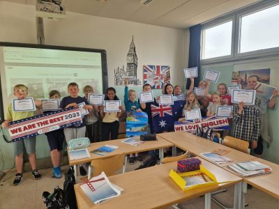 Frankfurt(Oder) Grundschule Am Botanischen Garten Preisverleihung der Klasse 5b