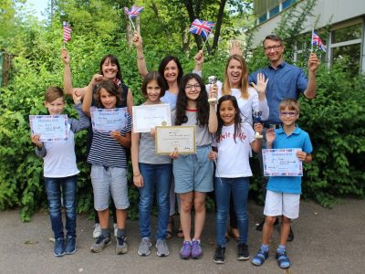 Die Siegerehrung am Dietrich-Bonhoeffer-Gymnasium Eppelheim