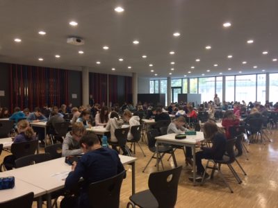 Dresden, Gymnasium Tolkewitz
Die Big Challenge mit knapp 150 Schülerinnen und Schülern in der Mensa des Schulcampus Tolkewitz