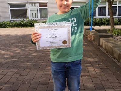 Niedersorbisches Gymnasium Cottbus
The best student in class 5A. Well done, Daniil !