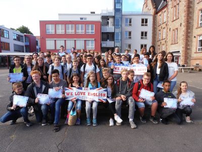 Max-Planck-Gymnasium Groß-Umstadt - the happy contestants on their last day of school 2018...