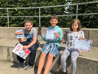 The winners of class 5
Secondary School "Am Grünen Berg" ,
Bergen auf Rügen