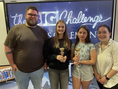 Erfolgreiche Teilnahme der Gesamtschule Gießen-Ost im Jahrgang 7: Platz 1 und 2 hessenweit wurden erreicht! Awesome!