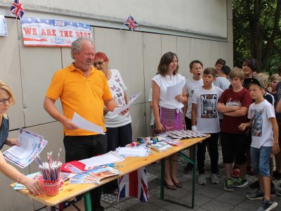 Die Preisverleihung zum Big Challenge 2018 an der Mittelschule Eltmann.