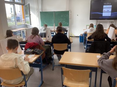 Bopfingen, Realschule Bopfingen
Beim Test in Klasse 5 (Teil der Klasse)