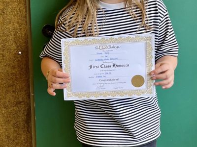 Lindenrain-Schule Ebhausen: Gewinnerin der Klasse 4a