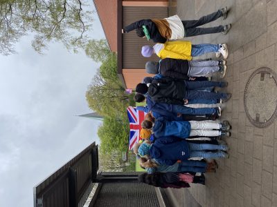 72 ViertklässlerInnen der Schule Stockflethweg in Hamburg nahmen an der Big Challenge teil.