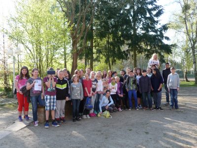 Die Teilnehmer der Regionalen Schule in Rechlin