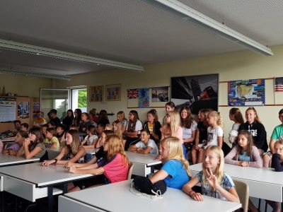 Sekundarschule An der Doppelkapelle Landsberg - The Award ceremony begins.