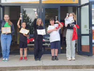 BIP- Kreativitätscampus Neubrandenburg
Wir sind besonders stolz auf die 1. und 3. Plätze in Klasse 4 und 6 und den 2. Platz in Klasse 5 in Mecklenburg-Vorpommern!