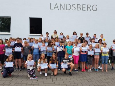 Alle Teilnehmer der Sekundarschule An der Doppelkapelle Landsberg