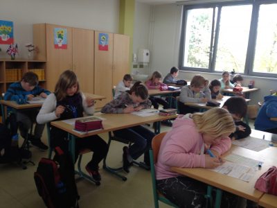 Regionale Schule "Am Grünen Berg" Bergen
Class 5 during the contest