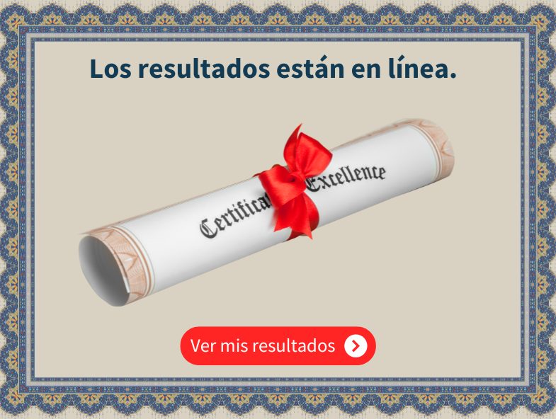 Los resultados están disponibles