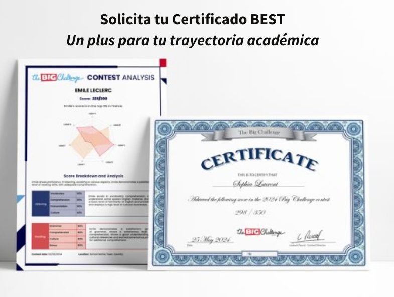 Opcional : el Certificado BEST con su analisis detallado