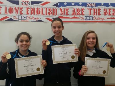 Colegio Marqués de Vallejo (Valdemoro, Madrid)
Mejores alumnas de 1º ESO