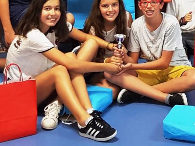 IES FERROL VELLO FERROL (A CORUÑA)

Estos tres alumnos obtuvieron la misma puntuación, desempatando por edad. Espontáneamente posaron sosteniendo los tres el trofeo. Creo que ese es el espíritu. So proud of them!