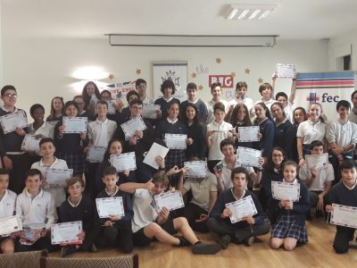 Colegio Santo Ángel de la Guarda-FEC (Oviedo)
Everybody happy with their award and prizes. We are ready for next year!