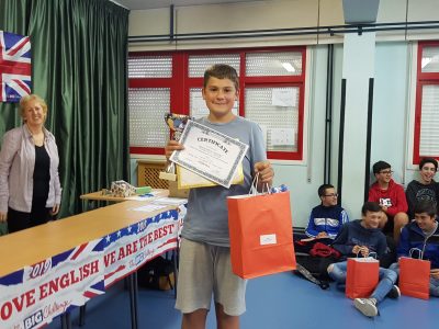 IES FERROL VELLO (FERROL)
Julián Martín, 1 ESO, 1st Prize (Regional) and 8th Prize (National)