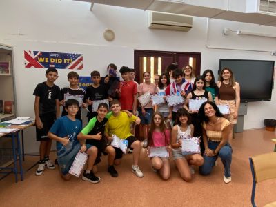 ÍES Carmen de Burgos, Huércal de Almería. Alumnos de 1° ESO