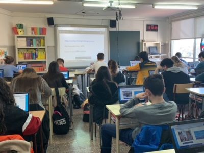 Escolapies Olesa (Olesa de Montserrat, Barcelona): 4t d'ESO participando en el concurso. 2021