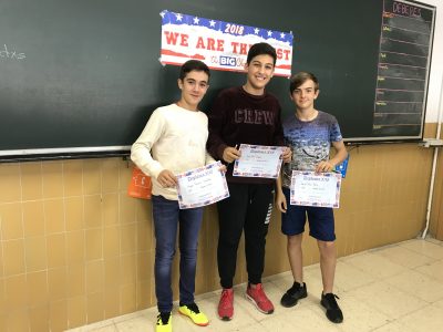 Colegio Corazón de María de Zamora.
Entrega de premios 2° ESO
2018