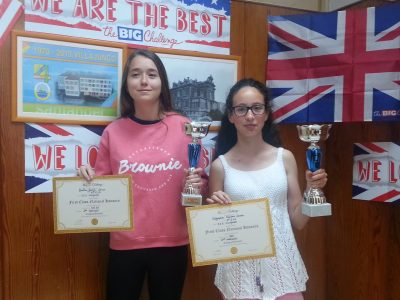 CECILIA GARCÍA LAINZ CON SU COPA NACIONAL BIG CHALLENGE 2016- NIVEL 4º ESO.
ALEJANDRA SÁNCHEZ CACHO CON SU COPA NACIONAL BIG CHALLENGE 2016- NIVEL 1º ESO.
I.E.S. VILLAJUNCO-SANTANDER-CANTABRIA ¡ENHORABUENA! ATTAGIRLS!